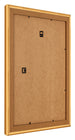Fotolijst 70x90cm Goud Mat MDF Lazio Achterzijde Schuin | Yourdecoration.nl