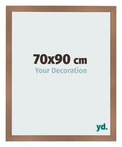 Fotolijst 70x90cm Koper Decor MDF Bologna Voorzijde Maat | Yourdecoration.nl