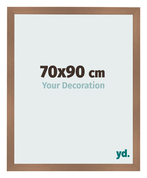 Fotolijst 70x90cm Koper Decor MDF Bologna Voorzijde Maat | Yourdecoration.nl