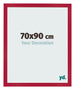 Fotolijst 70x90cm Rood MDF Bologna Voorzijde Maat | Yourdecoration.nl