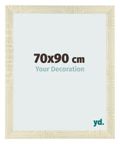 Fotolijst 70x90cm Sonoma Eiken MDF Pisa Voorzijde Maat | Yourdecoration.nl
