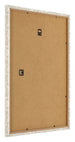Fotolijst 70x90cm Wit Vintage MDF Bologna Achterzijde Schuin | Yourdecoration.nl