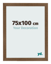 Fotolijst 75x100 cm Eiken Rustiek MDF Bologna Voorzijde Maat | Yourdecoration.nl