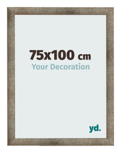 Fotolijst 75x100 cm Metaal Vintage MDF Bologna Voorzijde Maat | Yourdecoration.nl