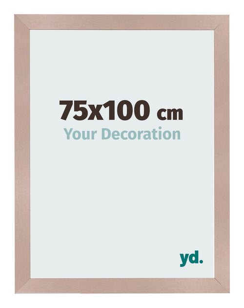 Fotolijst 75x100 cm Oudroze MDF Bologna Voorzijde Maat | Yourdecoration.nl