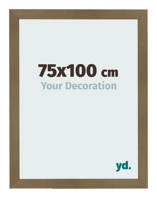 Fotolijst 75x100cm Brons Decor MDF Bologna Voorzijde Maat | Yourdecoration.nl