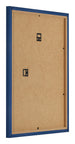 Fotolijst 75x100cm Donkerblauw MDF Bologna Achterzijde Schuin | Yourdecoration.nl