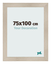 Fotolijst 75x100cm Eiken Licht MDF Pisa Voorzijde Maat | Yourdecoration.nl