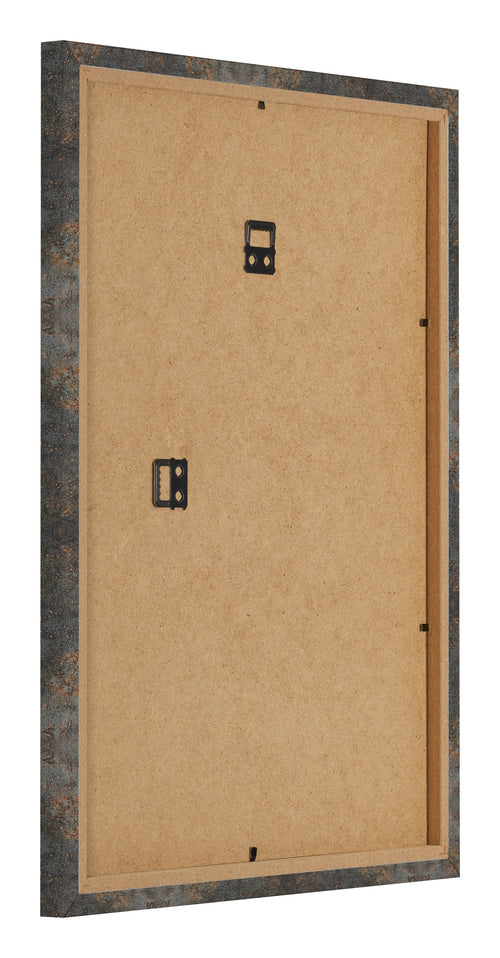 Fotolijst 75x100cm Geoxideerd Metaal MDF Bologna Achterzijde Schuin | Yourdecoration.nl