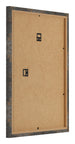 Fotolijst 75x100cm Geoxideerd Metaal MDF Bologna Achterzijde Schuin | Yourdecoration.nl