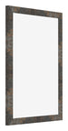 Fotolijst 75x100cm Geoxideerd Metaal MDF Bologna Voorzijde Schuin | Yourdecoration.nl