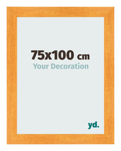 Fotolijst 75x100cm Oranje MDF Pisa Voorzijde Maat | Yourdecoration.nl