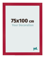Fotolijst 75x100cm Rood MDF Bologna Voorzijde Maat | Yourdecoration.nl