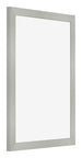 Fotolijst 75x100cm Zilver Mat MDF Bologna Voorzijde Schuin | Yourdecoration.nl