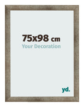 Fotolijst 75x98 cm Metaal Vintage MDF Bologna Voorzijde Maat | Yourdecoration.nl