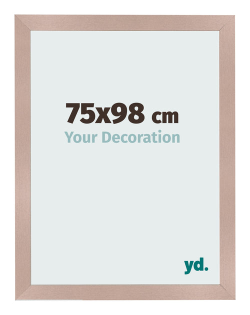 Fotolijst 75x98 cm Oudroze MDF Bologna Voorzijde Maat | Yourdecoration.nl