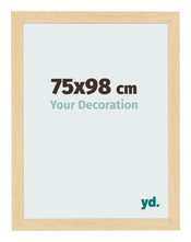 Fotolijst 75x98cm Beuken Decor MDF Bologna Voorzijde Maat | Yourdecoration.nl