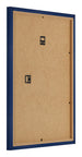 Fotolijst 75x98cm Donkerblauw Geveegd MDF Bologna Achterzijde Schuin | Yourdecoration.nl