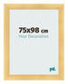 Fotolijst 75x98cm Goud Mat MDF Pisa Voorzijde Maat | Yourdecoration.nl