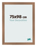 Fotolijst 75x98cm Koper Decor MDF Bologna Voorzijde Maat | Yourdecoration.nl
