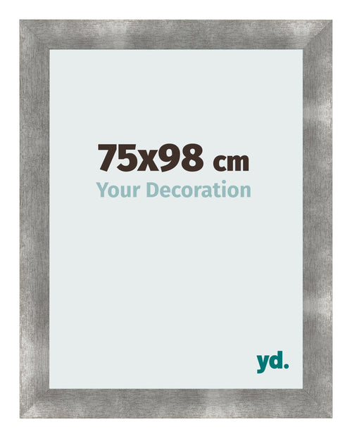 Fotolijst 75x98cm Metaal Vintage MDF Pisa Voorzijde Maat | Yourdecoration.nl