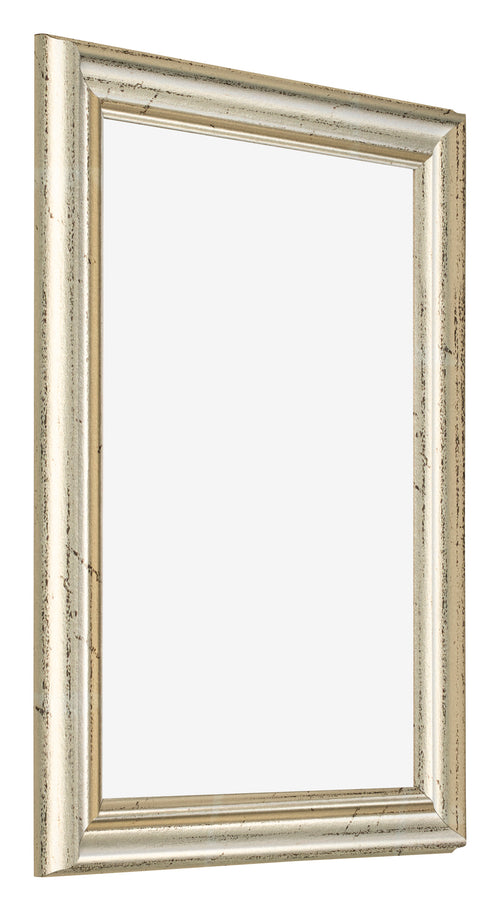 Fotolijst 75x98cm Metaalglans MDF Lazio Voorzijde Schuin | Yourdecoration.nl