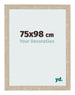 Fotolijst 75x98cm Sonoma Eiken MDF Bologna Voorzijde Maat | Yourdecoration.nl