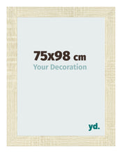 Fotolijst 75x98cm Sonoma Eiken MDF Pisa Voorzijde Maat | Yourdecoration.nl