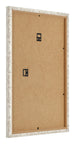 Fotolijst 75x98cm Wit Vintage MDF Bologna Achterzijde Schuin | Yourdecoration.nl