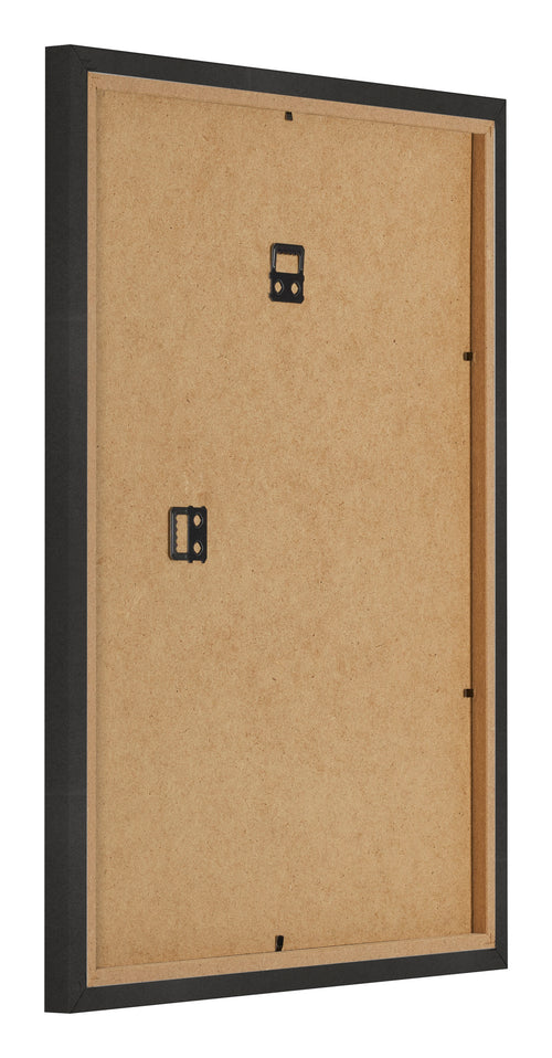 Fotolijst 75x98cm Zwart Mat MDF Bologna Achterzijde Schuin | Yourdecoration.nl