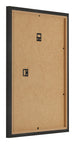 Fotolijst 75x98cm Zwart Mat MDF Bologna Achterzijde Schuin | Yourdecoration.nl