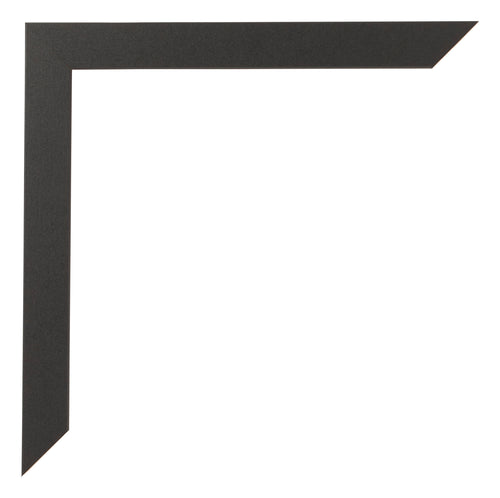 Fotolijst 75x98cm Zwart Mat MDF Bologna Detail Hoek | Yourdecoration.nl