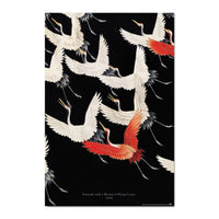 Grupo Erik Gpe5627 Poster Furisode With A Myriad Of Flying Cranes | Yourdecoration.nl