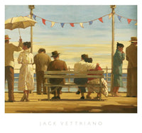 Jack Vettriano The Pier Art Print 72x67cm | Yourdecoration.be