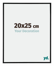Kent Aluminium Fotolijst 20x25cm Zwart Mat Voorzijde Maat | Yourdecoration.nl