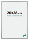 Kent Aluminium Fotolijst 20x28cm Platina Voorzijde Maat | Yourdecoration.nl