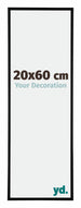 Kent Aluminium Fotolijst 20x60cm Zwart Mat Voorzijde Maat | Yourdecoration.nl