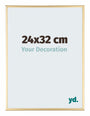 Kent Aluminium Fotolijst 24x32cm Goud Voorzijde Maat | Yourdecoration.nl