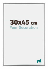 Kent Aluminium Fotolijst 30x45cm Platina Voorzijde Maat | Yourdecoration.nl