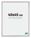 Kent Aluminium Fotolijst 40x45cm Platina Voorzijde Maat | Yourdecoration.nl
