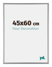 Kent Aluminium Fotolijst 45x60cm Platina Voorzijde Maat | Yourdecoration.nl
