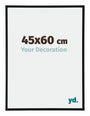 Kent Aluminium Fotolijst 45x60cm Zwart Mat Voorzijde Maat | Yourdecoration.nl