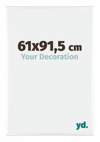 Kent Aluminium Fotolijst 61x91 5cm Wit Hoogglans Voorzijde Maat | Yourdecoration.nl