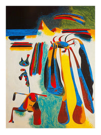 Kunstdruk Joan Miro Paysan Catalan 60x80cm JM 518 PGM | Yourdecoration.nl