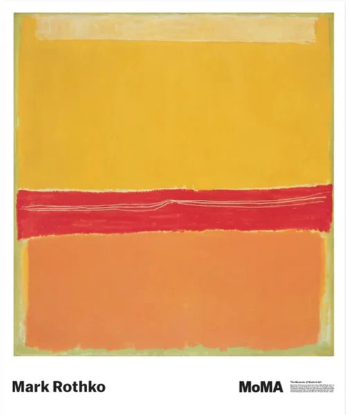 Kunstdruk Mark Rothko No 5 No 22 73 5x89cm MKR 930 | Yourdecoration.nl