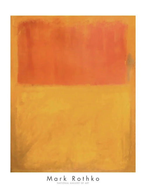 Kunstdruk Mark Rothko Orange and Tan 1954 71x91cm MKR 905 | Yourdecoration.nl