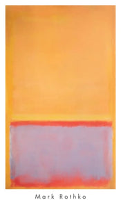 Kunstdruk Mark Rothko Untitled 1954 57x96 5cm MKR 820 | Yourdecoration.nl