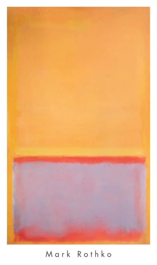 Kunstdruk Mark Rothko Untitled 1954 57x96 5cm MKR 820 | Yourdecoration.nl