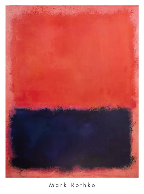 Kunstdruk Mark Rothko Untitled 1960 61 66x89cm MKR 819 | Yourdecoration.nl