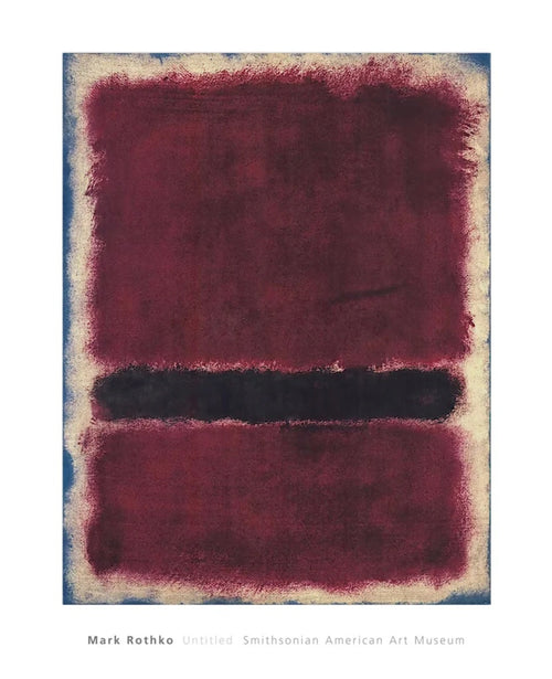 Kunstdruk Mark Rothko Untitled 1963 66x81cm MKR 587 | Yourdecoration.nl